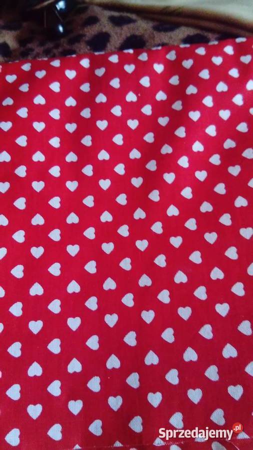 tkanina bawełniana w serduszka na obrusy Warszawa