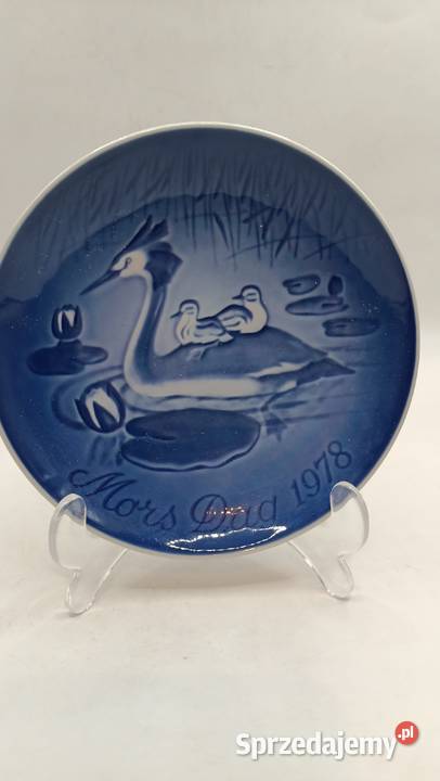 Talerz kolekcjonerski BG ptaki perkoz Zamość