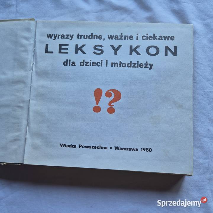 Leksykon dzieci i młodzieży encyklopedie, słowniki, leksykony Kultura i Rozrywka Brzesko sprzedam