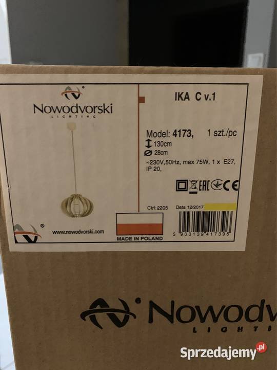 Lampa nowa Nowodvorski IKA c model 4173