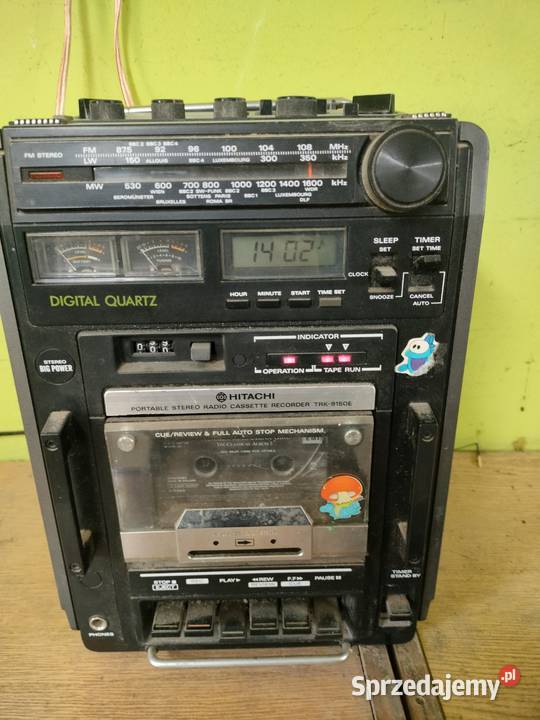 radiomagnetofon hitachi Magnetofony dolnośląskie Głogów sprzedam