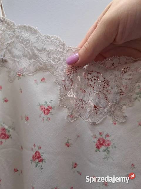 Satynowa halka w kwiaty Ralph Lauren M sprzedam