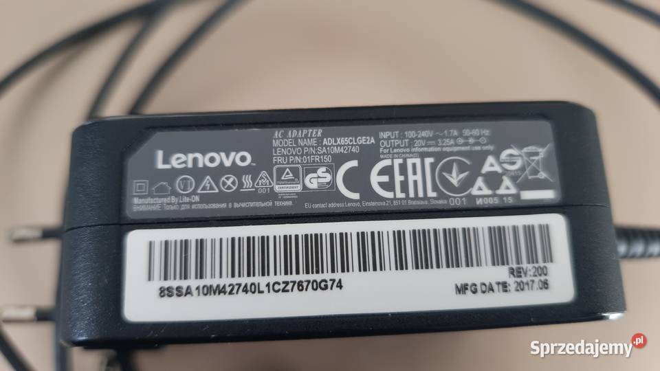 Zasilacz Lenovo Yoga 52014IKB Ilość wentylatorów 0