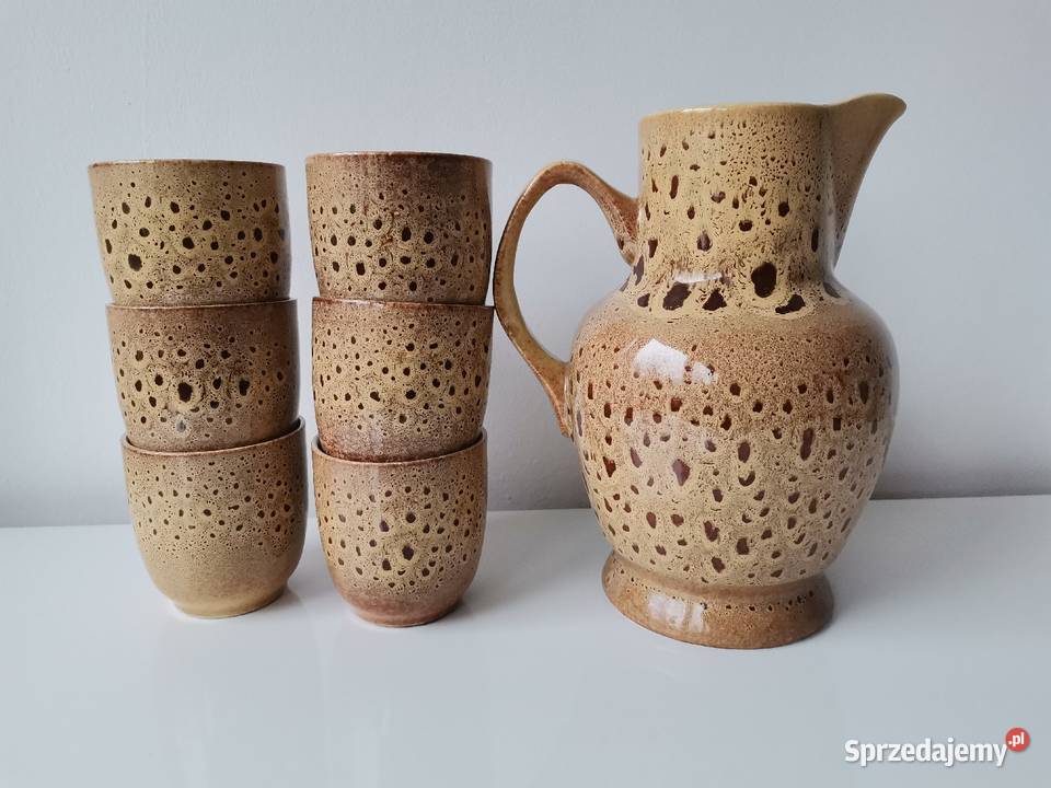 Stary zestaw do napojów Jaś porcelit Mirostowice
