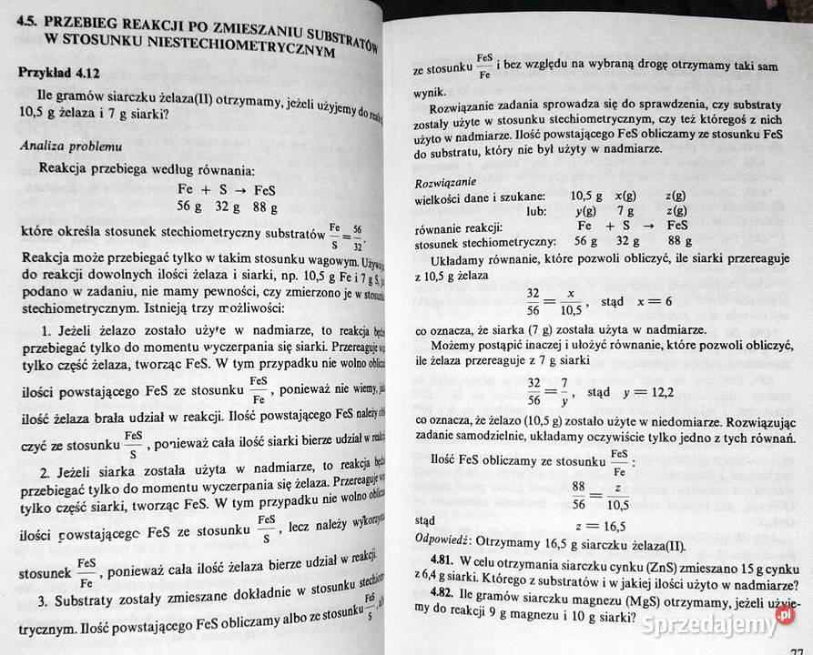 Zbiór zadań z chemii szkół średnich Krzysztof M Chełm