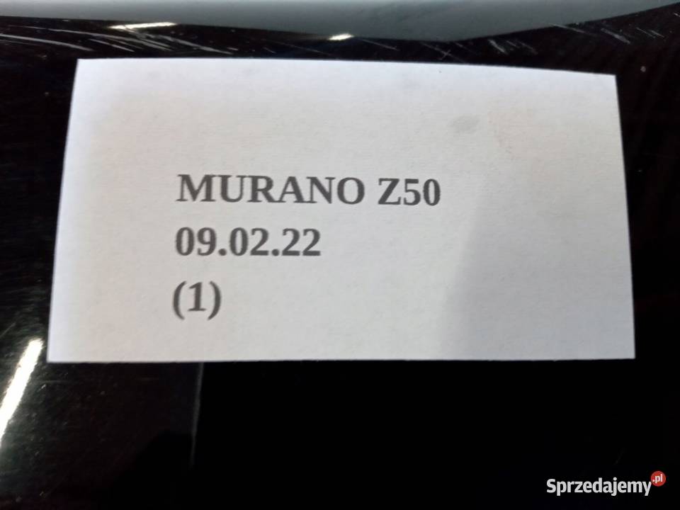 ZDERZAK TYŁ TYLNY NISSAN MURANO Z50 wielkopolskie Nowy Tomyśl