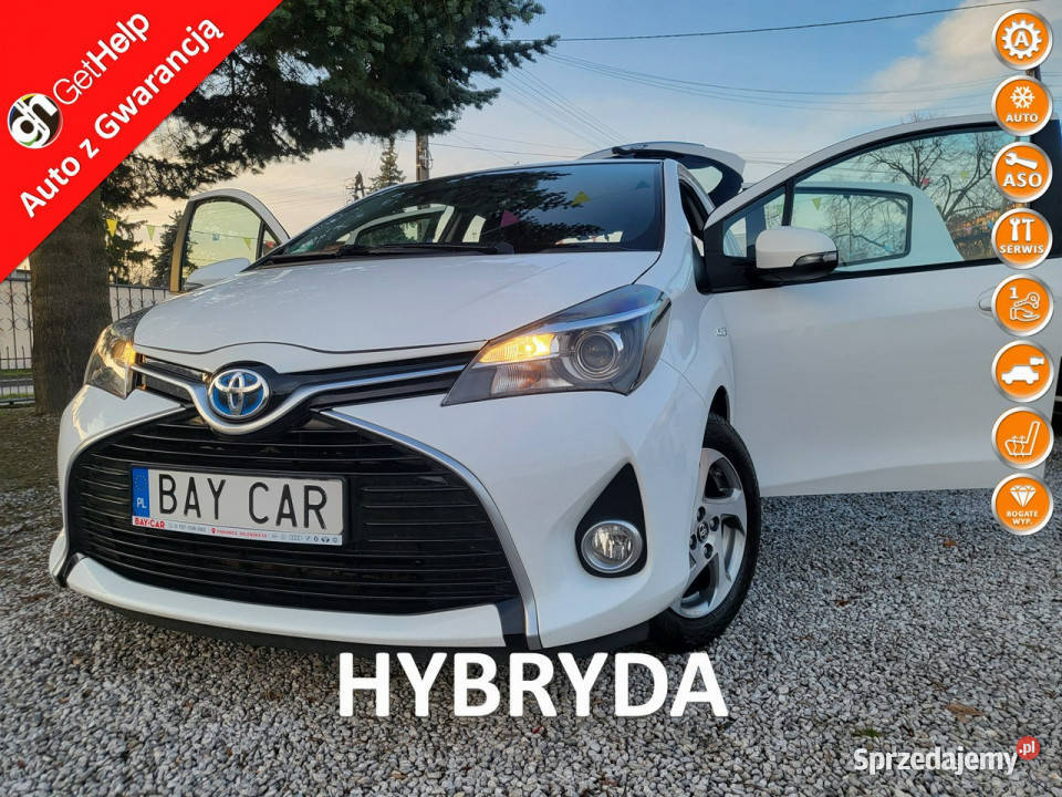 Toyota Yaris 15 Hybrid 100 Org Przebieg 132 I możliwa zamiana Pabianice