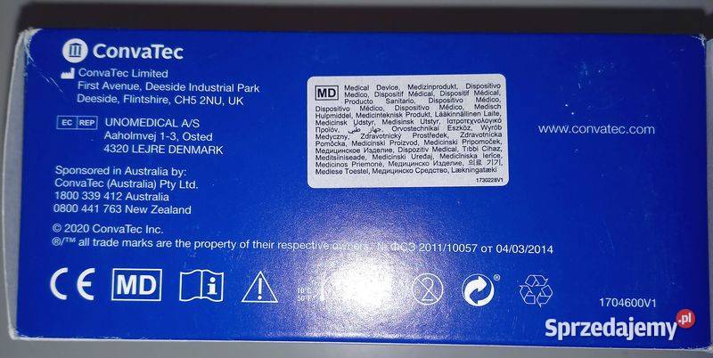420235 Płytka stomijna Convatec Natura Tuchom sprzedam