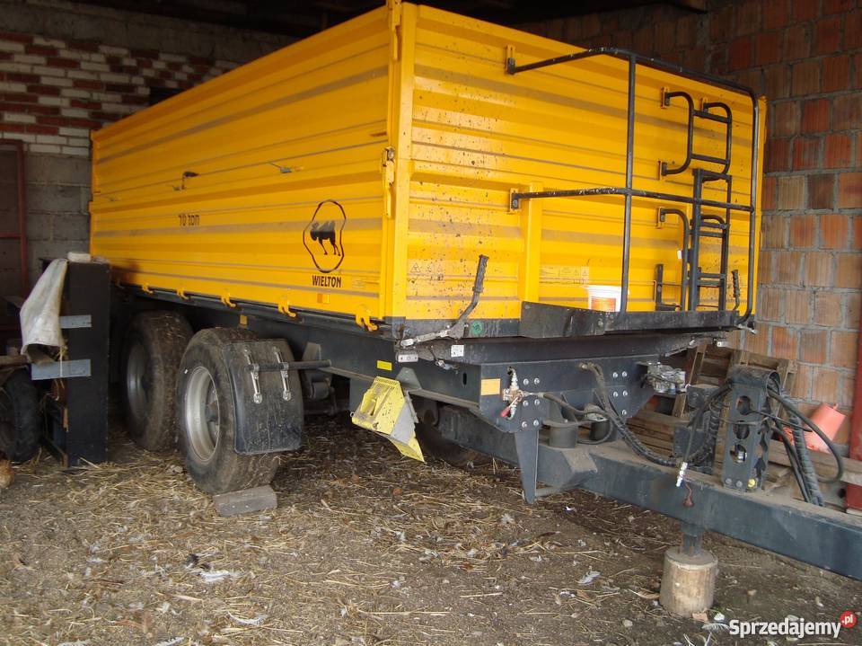 przyczepa tandem wielton 10t nieuszkodzony Ladorudzek