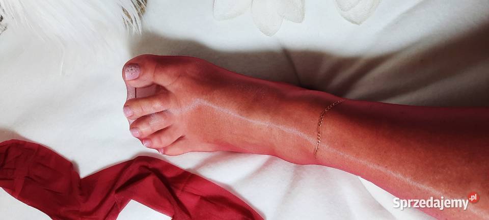 pończochy czerwone bordowe olejowe błysk do Inna marka Warszawa