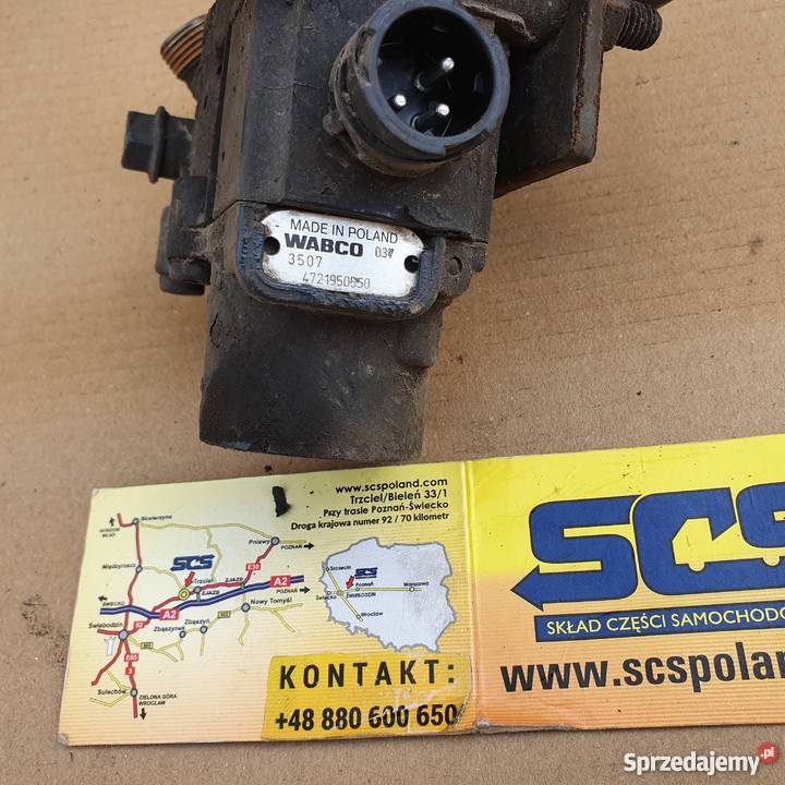 ZAWÓR MODULATOR ABS WABCO 3507 4721950550