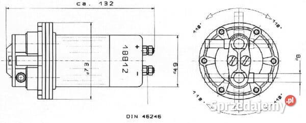 Pompa paliwowa elektryczna 24 V 13324 Kamionna