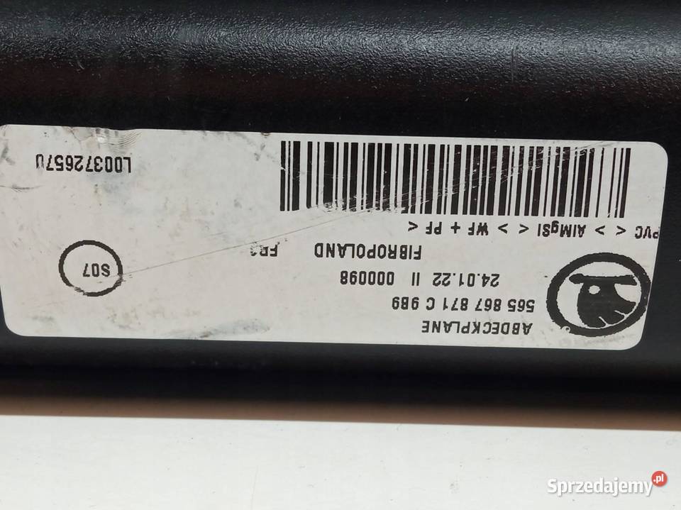 ROLETA BAGAŻNIKA 565867871C Skoda Kodiaq I