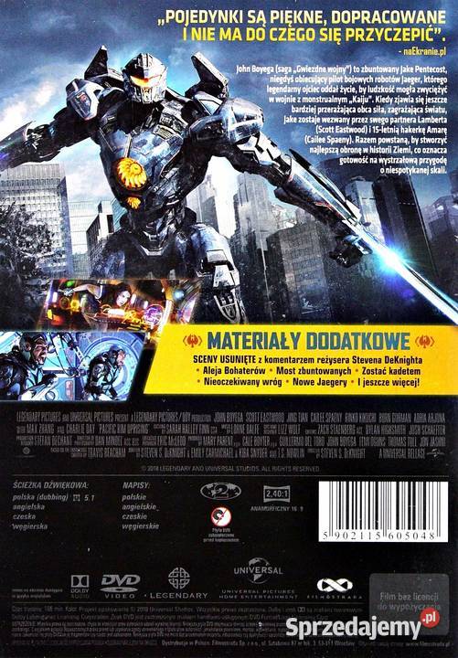 PACIFIC RIM REBELIA JOHN BOYEGA s-f Kalisz