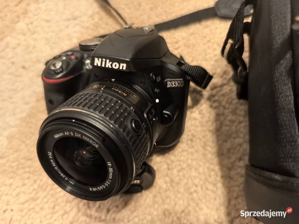 Nikon D3300 praktycznie nowy łódzkie Łowicz