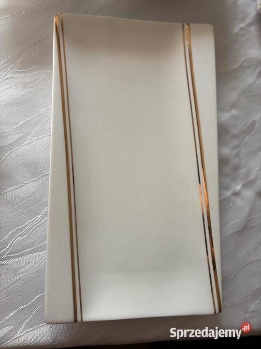 Sprzedam elegancki zestaw obiadowy Bellissima biały Wyposażenie wnętrz