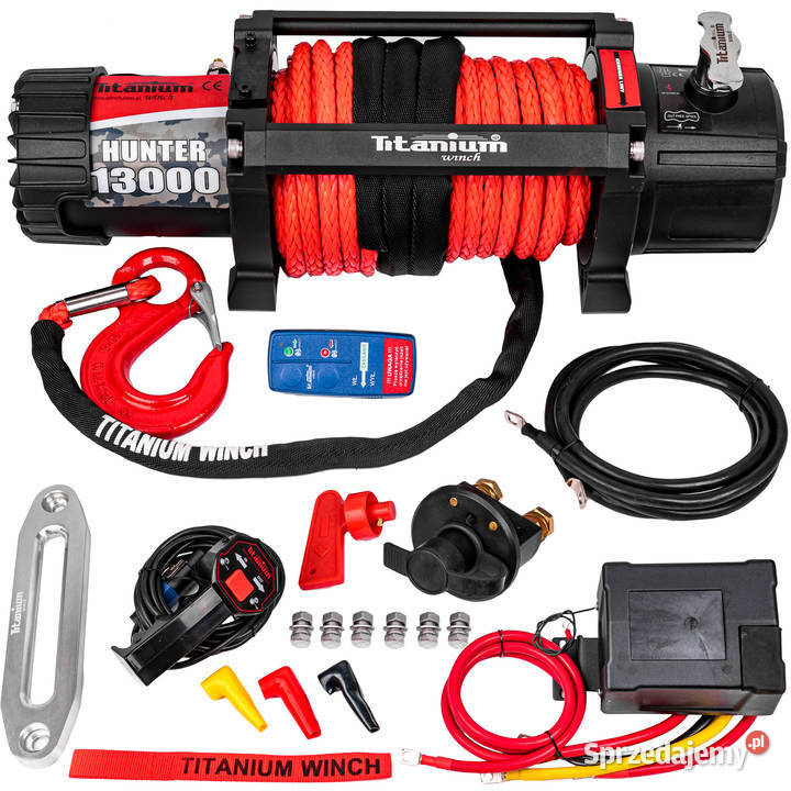 Wyciągarka Titanium Winch 13000LBS z liną podlaskie Sowlany