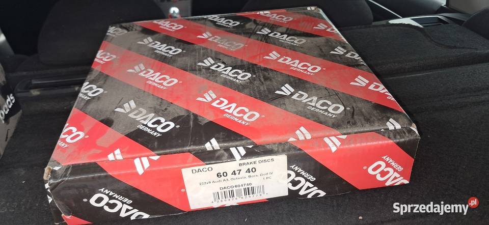 Nowe tarcze i klocki firmy Daco Kobiernice sprzedam