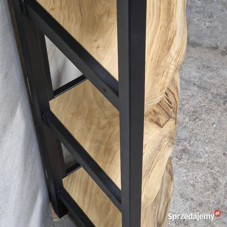 Regał NA WYMIAR narożny dąb DĘBOWY loft Regały Bartoszyce
