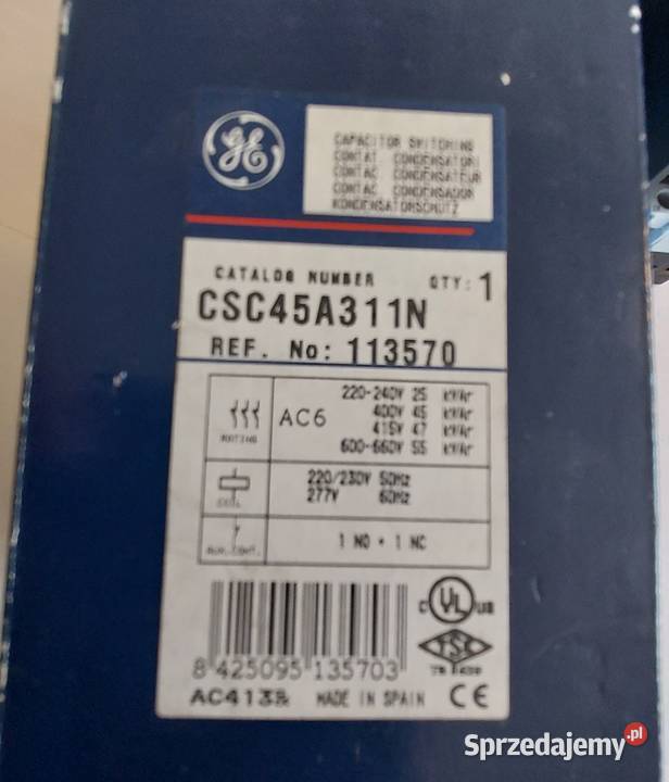 stycznik CSC45A311 1NO1NC Pozostałe Dąbrowa Górnicza
