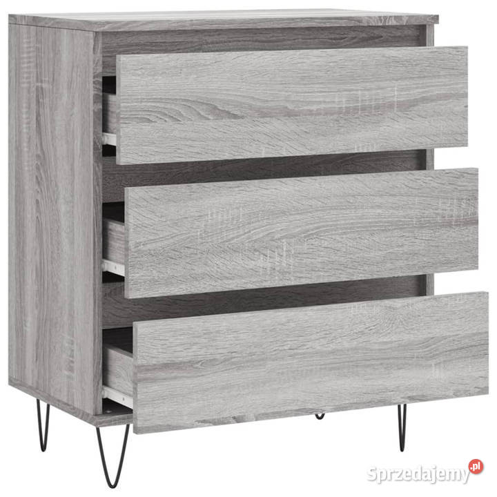 Komoda szary dąb sonoma 60x35x70 materiał Warszawa