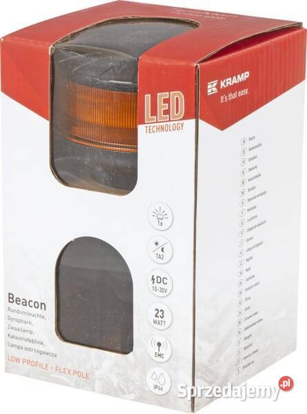 Lampa błyskowa LED LP na uchwyt DIN LA20080 Kamionna