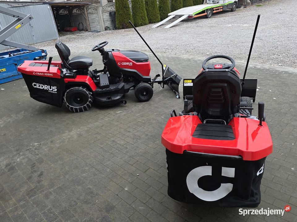 Kosiarka traktorek Cedrus CTrac 93HC1 Nowa pług Bieliny