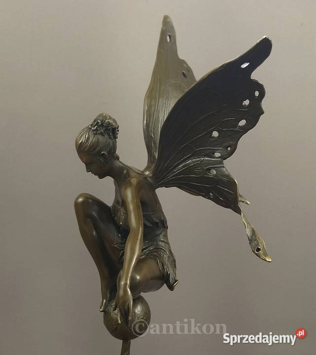 Rzeźba z brazu Dojrzewanie Motyl Gdańsk