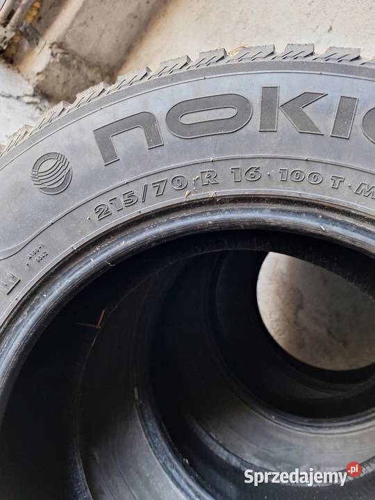 Opony zimowe Nokian Tyres 21570 R16 Żuromin sprzedam