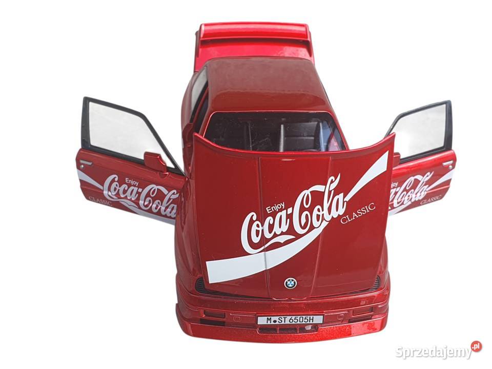 Model samochodu BMW E30 M3 CocaCola Classic 124 Cieszyn