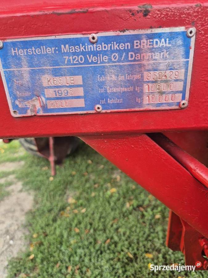 Rozsiewacz Bredal K65 lubelskie Wielkopole