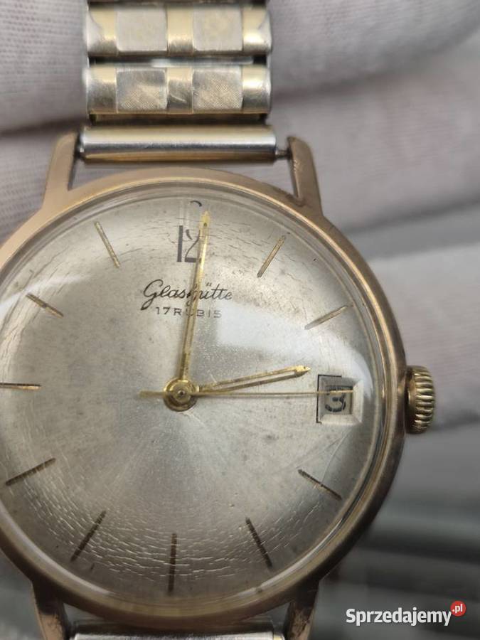 Męski stary zegarek Glashutte Chorzów sprzedam