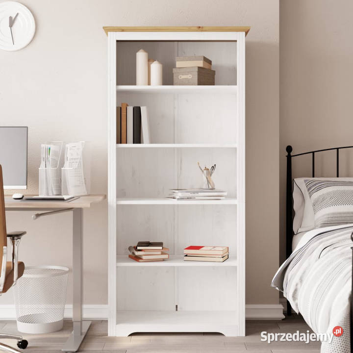 Biblioteczka BODO brązowa 82x40x173 sosnowa 5 Regały Warszawa sprzedam