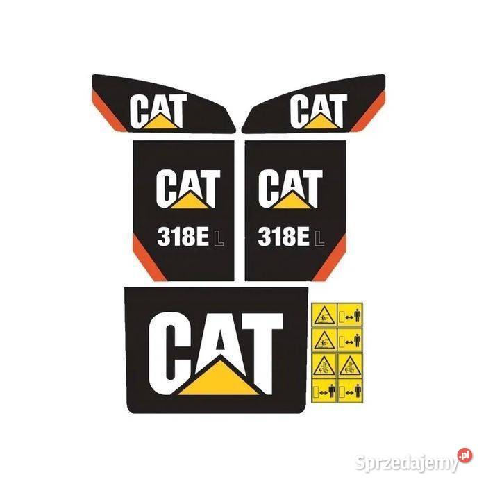 Naklejki Oklejenie CAT 318EL Zamiennik Janików