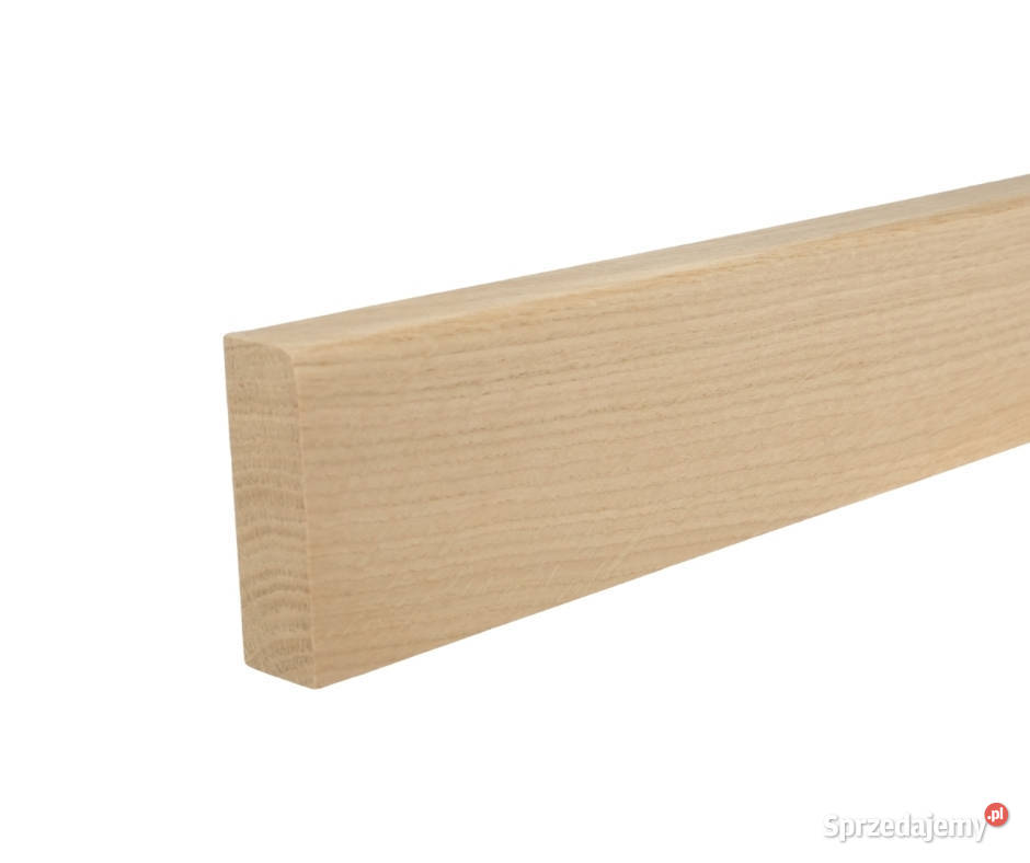 Listwa Podłogowa Schodowa Dębowa Lita Gdów