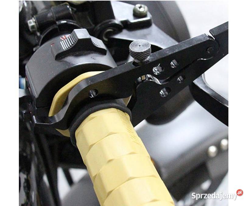Tempomat motocyklowy uniwersalny z metalu czarny Mysłowice