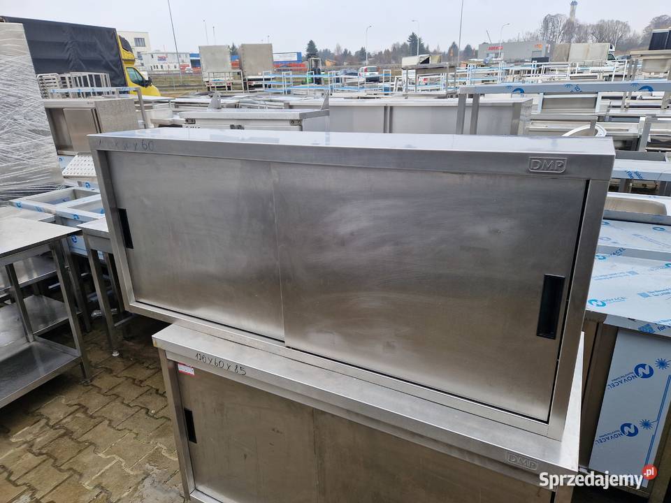 Szafka Wisząca Stal Nierdzewna Drzwi Suwane Gastronomia Ostrów Wielkopolski sprzedam