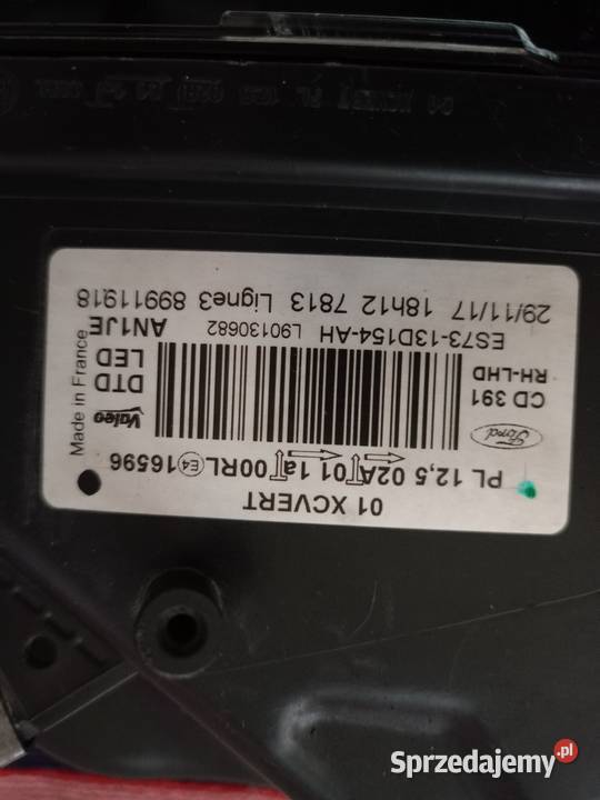 Lampa prawa Full Led Ford Mondeo Mk5 osobowe Wałbrzych