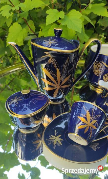 Lindner PorzellanEcht Cobalt poł XX w Pabianice sprzedam