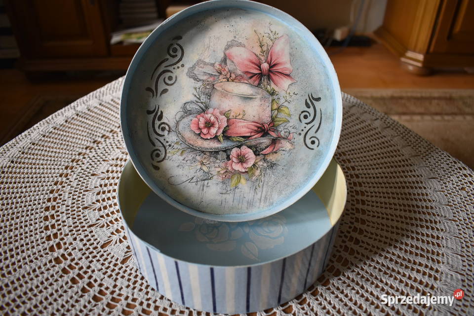 Pudełko rękodzieło decoupage Warszawa