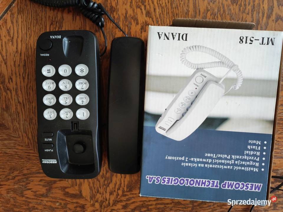 Telefon stacjonarny z słuchawką DIANA dowolny Pozostałe Kielce