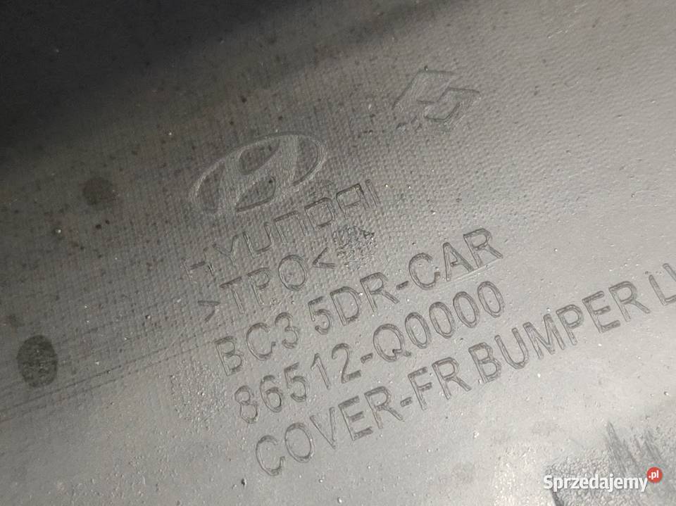 Spojler Dokładka Zderzaka Przedniego Hyundai I20 Pleszew