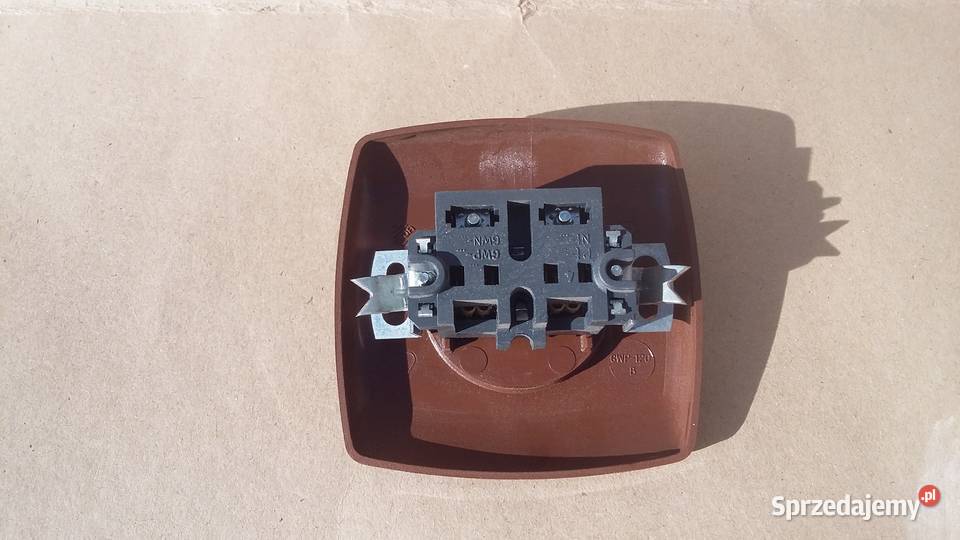 Gniazdo Gniazdko podtynkowe BINGO BRĄZOWE mazowieckie Warszawa