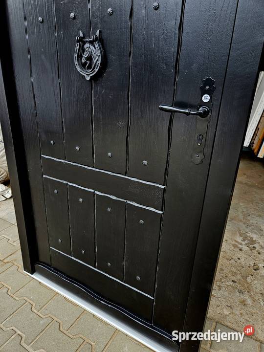 Drzwi DŁUGOSZ drewniane zewnętrzne wejściowe Wrocław