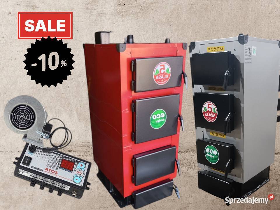 Zasypowy Kocioł drewno Piec do 125m2 14 kW Legnica
