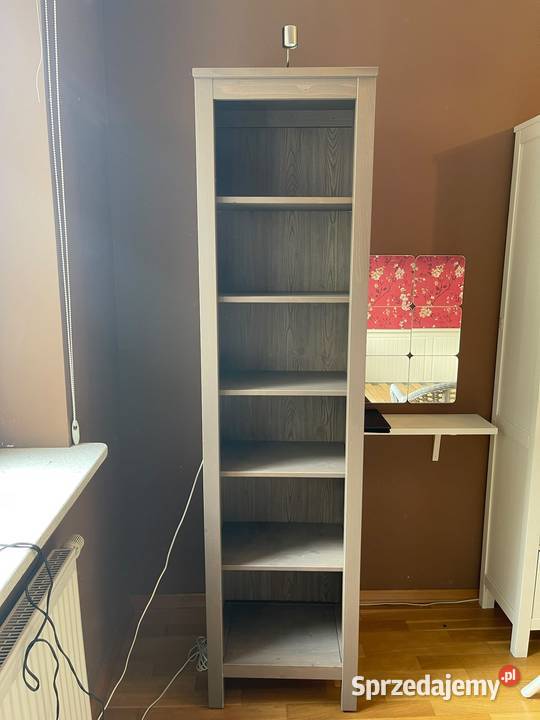 2 x regal IKEA Hemnes szarobrązowy z półkami