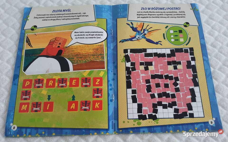 Ben10 Zadanie naklejanie Ameet Książeczki dzieci Czeladź sprzedam