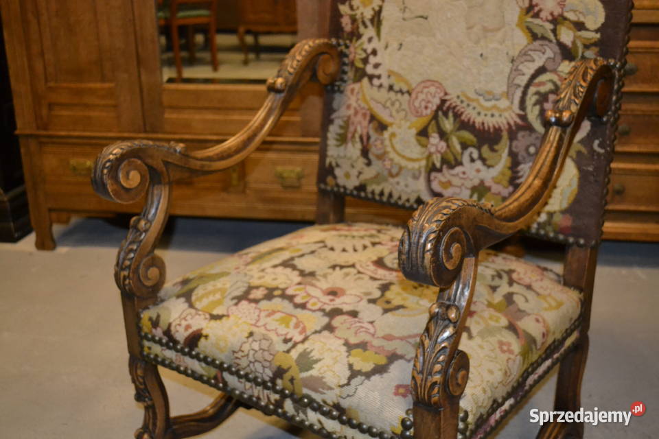 fotel holenderski gobelin Będzin