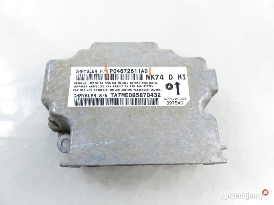 MODUŁ AIRBAG JEEP PATRIOT MK74 P04672611AD