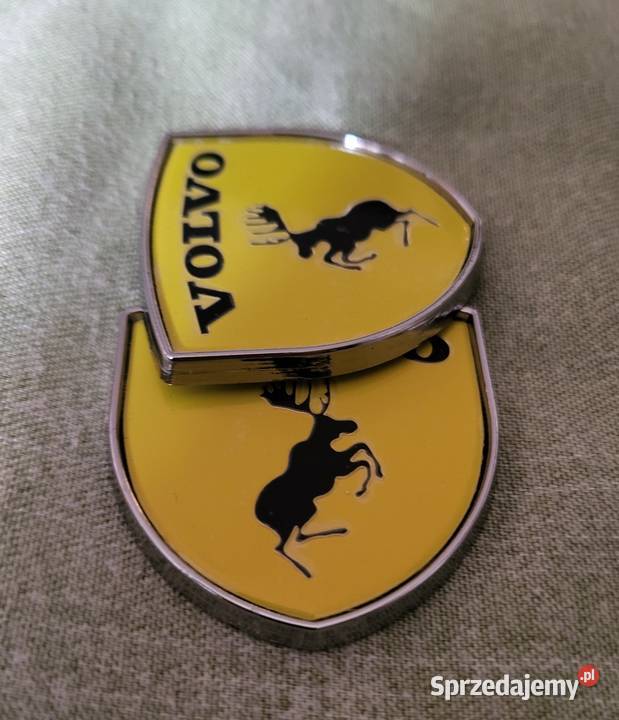 NOWE Emblematy VOLVO komplet 2 Metal 40 40 mm śląskie sprzedam